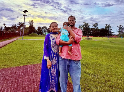Devoleena Bhattacharjee explores the historical gem Rang Ghar with her family | Devoleena Bhattacharjee explores the historical gem Rang Ghar with her family