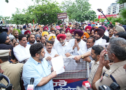 ‘Not pooling, but land looting policy’: Punjab Congress slams AAP govt | ‘Not pooling, but land looting policy’: Punjab Congress slams AAP govt