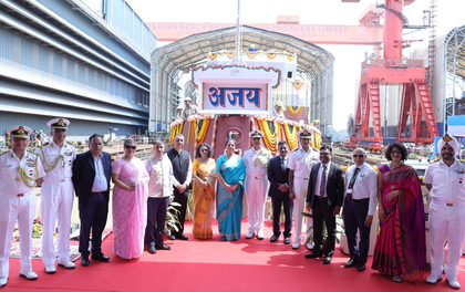 GRSE launches 8th anti-submarine warfare shallow water craft | GRSE launches 8th anti-submarine warfare shallow water craft GRSE launches 8th anti-submarine warfare shallow water craft | GRSE launches 8th anti-submarine warfare shallow water craft