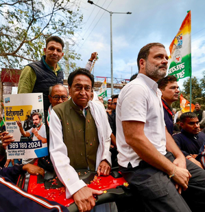 Kamal Nath finds solace as Rahul Gandhi alleges manipulation in 2023 MP Assembly polls | Kamal Nath finds solace as Rahul Gandhi alleges manipulation in 2023 MP Assembly polls Kamal Nath finds solace as Rahul Gandhi alleges manipulation in 2023 MP Assembly polls | Kamal Nath finds solace as Rahul Gandhi alleges manipulation in 2023 MP Assembly polls