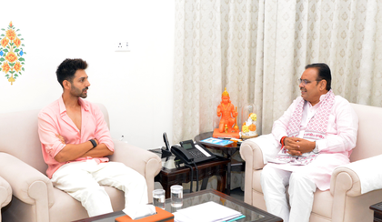 Kartik Aaryan meets CM of Rajasthan, Bhajanlal Sharma | Kartik Aaryan meets CM of Rajasthan, Bhajanlal Sharma Kartik Aaryan meets CM of Rajasthan, Bhajanlal Sharma | Kartik Aaryan meets CM of Rajasthan, Bhajanlal Sharma