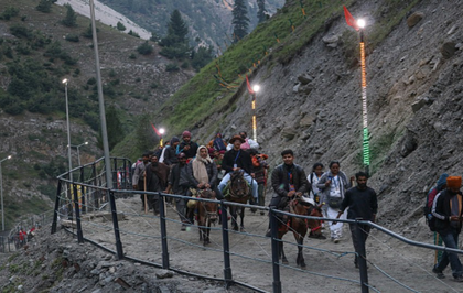Over 3.42 pilgrims had 'Darshan' in 21 days, Amarnath Yatra to cross officially expected 3.5-lakh mark today | Over 3.42 pilgrims had 'Darshan' in 21 days, Amarnath Yatra to cross officially expected 3.5-lakh mark today Over 3.42 pilgrims had 'Darshan' in 21 days, Amarnath Yatra to cross officially expected 3.5-lakh mark today | Over 3.42 pilgrims had 'Darshan' in 21 days, Amarnath Yatra to cross officially expected 3.5-lakh mark today