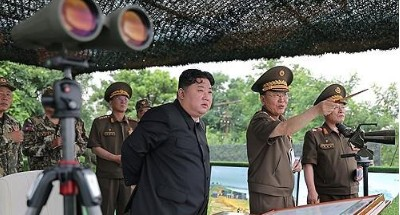 North Korean leader calls for bolstering combat capability during artillery drills | North Korean leader calls for bolstering combat capability during artillery drills