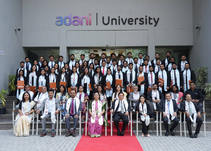 Adani University ushers in industry-ready cohort with 'Navdiksha 2025' | Adani University ushers in industry-ready cohort with 'Navdiksha 2025' Adani University ushers in industry-ready cohort with 'Navdiksha 2025' | Adani University ushers in industry-ready cohort with 'Navdiksha 2025'