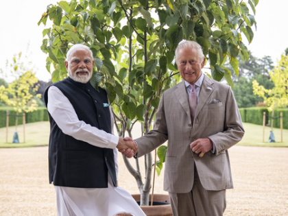 PM Modi meets King Charles at Sandringham House, gifts him tree sapling inspired by 'Ek Ped Maa Ke Naam' initiative | PM Modi meets King Charles at Sandringham House, gifts him tree sapling inspired by 'Ek Ped Maa Ke Naam' initiative