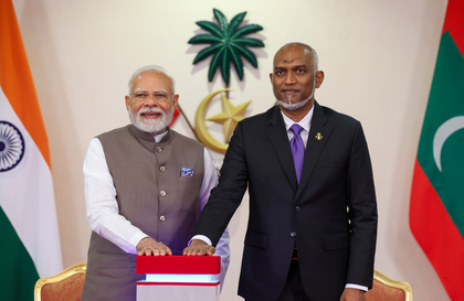 'PM Modi's Maldives visit perfect combination of substantive action and symbolic reset' | 'PM Modi's Maldives visit perfect combination of substantive action and symbolic reset' 'PM Modi's Maldives visit perfect combination of substantive action and symbolic reset' | 'PM Modi's Maldives visit perfect combination of substantive action and symbolic reset'