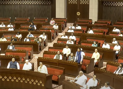 RS adjourned till Monday amid continued Oppn protest, legislative gridlock | RS adjourned till Monday amid continued Oppn protest, legislative gridlock