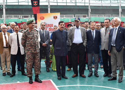 Army Training Command in Shimla commemorates Kargil Vijay Diwas with grandeur | Army Training Command in Shimla commemorates Kargil Vijay Diwas with grandeur