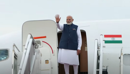 PM Modi emplanes for India after concluding fruitful Maldives visit | PM Modi emplanes for India after concluding fruitful Maldives visit