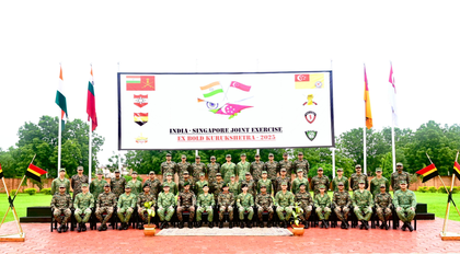 ‘Exercise Bold Kurukshetra 2025’ begins in Jodhpur, strengthens India-Singapore defence ties | ‘Exercise Bold Kurukshetra 2025’ begins in Jodhpur, strengthens India-Singapore defence ties ‘Exercise Bold Kurukshetra 2025’ begins in Jodhpur, strengthens India-Singapore defence ties | ‘Exercise Bold Kurukshetra 2025’ begins in Jodhpur, strengthens India-Singapore defence ties