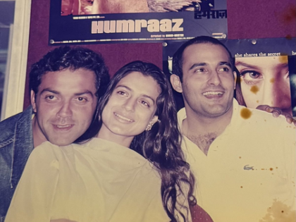 Ameesha Patel drops a throwback pic with 'Humraaz' co-stars Bobby Deol & Akshaye Khanna | Ameesha Patel drops a throwback pic with 'Humraaz' co-stars Bobby Deol & Akshaye Khanna Ameesha Patel drops a throwback pic with 'Humraaz' co-stars Bobby Deol & Akshaye Khanna | Ameesha Patel drops a throwback pic with 'Humraaz' co-stars Bobby Deol & Akshaye Khanna