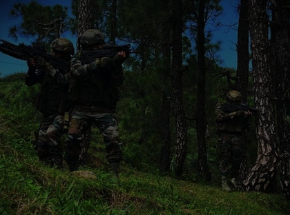 Three terrorists killed in gunfight in Srinagar district, identification process underway | Three terrorists killed in gunfight in Srinagar district, identification process underway