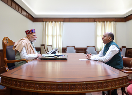 Former Himachal CM calls on PM Modi, seeks ‘area-specific’ relief package | Former Himachal CM calls on PM Modi, seeks ‘area-specific’ relief package