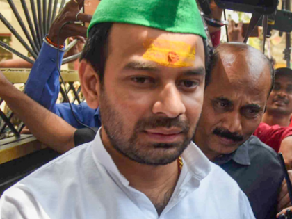 Tej Pratap Yadav demands action against RJD MLA Bhai Virendra over anti-SC, ST remarks | Tej Pratap Yadav demands action against RJD MLA Bhai Virendra over anti-SC, ST remarks Tej Pratap Yadav demands action against RJD MLA Bhai Virendra over anti-SC, ST remarks | Tej Pratap Yadav demands action against RJD MLA Bhai Virendra over anti-SC, ST remarks