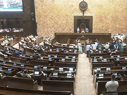 Oppn adamant on demand over electoral roll revision debate, Rajya Sabha adjourned till 2 pm | Oppn adamant on demand over electoral roll revision debate, Rajya Sabha adjourned till 2 pm Oppn adamant on demand over electoral roll revision debate, Rajya Sabha adjourned till 2 pm | Oppn adamant on demand over electoral roll revision debate, Rajya Sabha adjourned till 2 pm