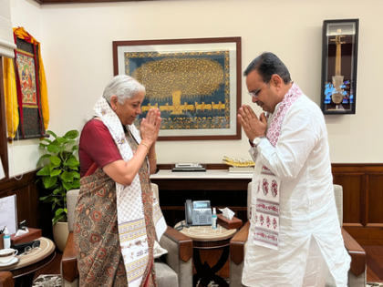 Rajasthan CM meets FM Sitharaman in Delhi, discusses financial requirements | Rajasthan CM meets FM Sitharaman in Delhi, discusses financial requirements Rajasthan CM meets FM Sitharaman in Delhi, discusses financial requirements | Rajasthan CM meets FM Sitharaman in Delhi, discusses financial requirements