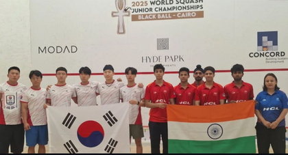 Indian boys stun Korea to storm into semis in team competition at World Junior Squash | Indian boys stun Korea to storm into semis in team competition at World Junior Squash