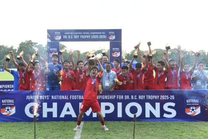 Manipur defeat West Bengal to lift Dr. B.C. Roy Trophy for the third time | Manipur defeat West Bengal to lift Dr. B.C. Roy Trophy for the third time Manipur defeat West Bengal to lift Dr. B.C. Roy Trophy for the third time | Manipur defeat West Bengal to lift Dr. B.C. Roy Trophy for the third time