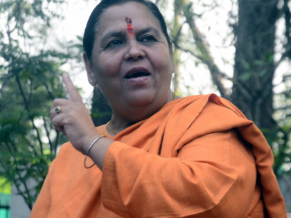 'Bhagwa aatankwad' was political conspiracy to appease Islamic terrorists: Uma Bharti | 'Bhagwa aatankwad' was political conspiracy to appease Islamic terrorists: Uma Bharti