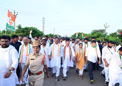 Telangana Congress in-charge seeks public support for 42 pc BC quota | Telangana Congress in-charge seeks public support for 42 pc BC quota Telangana Congress in-charge seeks public support for 42 pc BC quota | Telangana Congress in-charge seeks public support for 42 pc BC quota