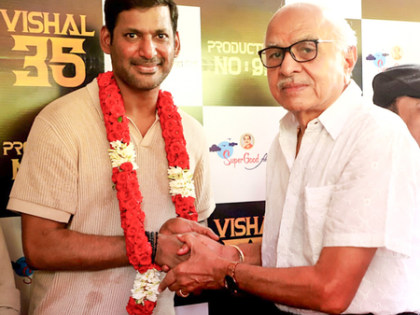 Vishal begins shooting for director Ravi Arasu's film in Chennai | Vishal begins shooting for director Ravi Arasu's film in Chennai