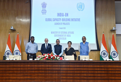India-UN launch first phase of global capacity-building projects to boost South-South cooperation | India-UN launch first phase of global capacity-building projects to boost South-South cooperation