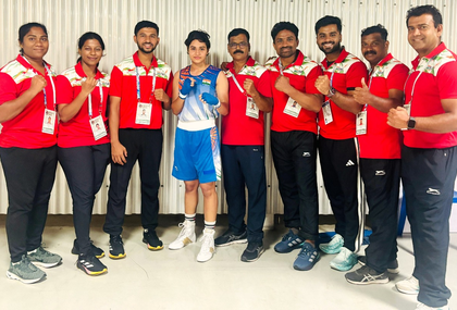 U-19 & U22 Asian Boxing C'ships: Bhawna Sharma, Yatri Patel reach semis, assured of medals | U-19 & U22 Asian Boxing C'ships: Bhawna Sharma, Yatri Patel reach semis, assured of medals U-19 & U22 Asian Boxing C'ships: Bhawna Sharma, Yatri Patel reach semis, assured of medals | U-19 & U22 Asian Boxing C'ships: Bhawna Sharma, Yatri Patel reach semis, assured of medals