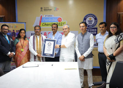 PM Modi’s 'Pariksha Pe Charcha 2025' enters Guinness World Records for most registrations in a month | PM Modi’s 'Pariksha Pe Charcha 2025' enters Guinness World Records for most registrations in a month