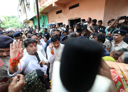Scindia praises MP CM for effective management of flood-affected districts in Gwalior-Chambal | Scindia praises MP CM for effective management of flood-affected districts in Gwalior-Chambal
