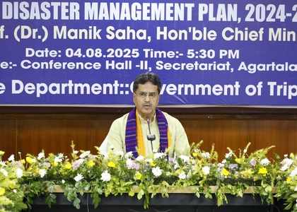 Tripura CM unveils disaster management plan to tackle natural, man-made disasters | Tripura CM unveils disaster management plan to tackle natural, man-made disasters