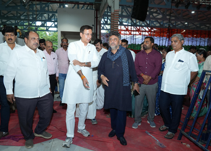 'Election fraud': Preparations underway in full swing for Rahul's event in Karnataka | 'Election fraud': Preparations underway in full swing for Rahul's event in Karnataka