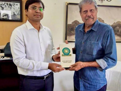 Legendary cricketer Kapil Dev meets Dilip Tirkey, lauds rise of Indian hockey talent | Legendary cricketer Kapil Dev meets Dilip Tirkey, lauds rise of Indian hockey talent