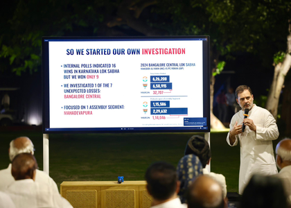 Rahul Gandhi’s dinner meet brings together INDIA Bloc on electoral integrity | Rahul Gandhi’s dinner meet brings together INDIA Bloc on electoral integrity