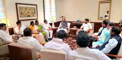 T'gana CM Revanth Reddy meets Rahul Gandhi, Mallikarjun Kharge | T'gana CM Revanth Reddy meets Rahul Gandhi, Mallikarjun Kharge