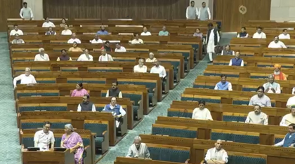LS adjourned briefly amid Oppn ruckus after paying tributes to Satypal Malik, remembering 'Quit India' heroes | LS adjourned briefly amid Oppn ruckus after paying tributes to Satypal Malik, remembering 'Quit India' heroes