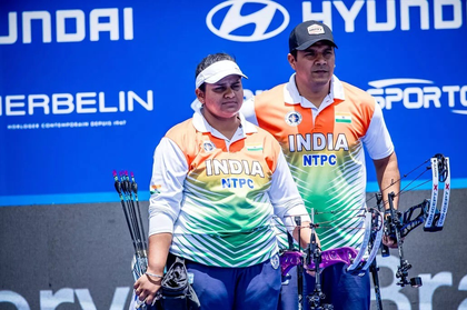 Top-seed Indian compound archery mixed team loses to Korea in World Games quarters | Top-seed Indian compound archery mixed team loses to Korea in World Games quarters