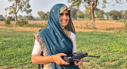 'Atmanirbhar Bharat': Woman from Gujarat's Banaskantha transforms life of farmers with 'Namo Drone Didi' scheme | 'Atmanirbhar Bharat': Woman from Gujarat's Banaskantha transforms life of farmers with 'Namo Drone Didi' scheme
