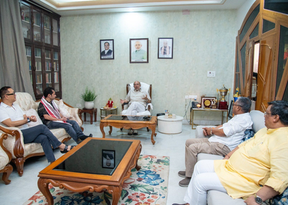 BJP ally TMP's chief holds meeting with ex-Manipur CM, discusses illegal migration among diverse issues | BJP ally TMP's chief holds meeting with ex-Manipur CM, discusses illegal migration among diverse issues BJP ally TMP's chief holds meeting with ex-Manipur CM, discusses illegal migration among diverse issues | BJP ally TMP's chief holds meeting with ex-Manipur CM, discusses illegal migration among diverse issues