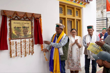 Himachal minister opens Buddhist community hall in Kinnaur | Himachal minister opens Buddhist community hall in Kinnaur Himachal minister opens Buddhist community hall in Kinnaur | Himachal minister opens Buddhist community hall in Kinnaur