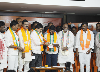 Former BRS MLA Guvvala Balaraju joins BJP | Former BRS MLA Guvvala Balaraju joins BJP Former BRS MLA Guvvala Balaraju joins BJP | Former BRS MLA Guvvala Balaraju joins BJP