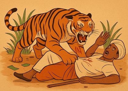 Bihar: Tiger attack claims farmer’s life in Bagaha; another forest worker injured | Bihar: Tiger attack claims farmer’s life in Bagaha; another forest worker injured