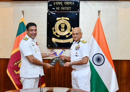 Indian, Sri Lankan Coast Guards discuss maritime rescue coordination | Indian, Sri Lankan Coast Guards discuss maritime rescue coordination