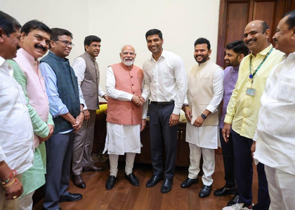 TDP MPs meet PM Modi, HM Shah; discuss Andhra Pradesh-related issues | TDP MPs meet PM Modi, HM Shah; discuss Andhra Pradesh-related issues