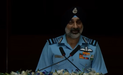 PIB debunks deepfake video falsely attributing fighter jet losses to Air Chief Marshal Amar Preet Singh | PIB debunks deepfake video falsely attributing fighter jet losses to Air Chief Marshal Amar Preet Singh PIB debunks deepfake video falsely attributing fighter jet losses to Air Chief Marshal Amar Preet Singh | PIB debunks deepfake video falsely attributing fighter jet losses to Air Chief Marshal Amar Preet Singh