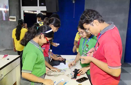 Mega Tinkering Day celebrated by students across India to increase innovation levels | Mega Tinkering Day celebrated by students across India to increase innovation levels Mega Tinkering Day celebrated by students across India to increase innovation levels | Mega Tinkering Day celebrated by students across India to increase innovation levels