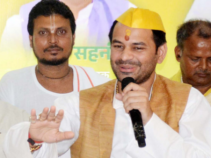 Bihar: Tej Pratap Yadav announces candidate for Ghosi assembly seat | Bihar: Tej Pratap Yadav announces candidate for Ghosi assembly seat