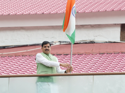 MP CM hoists Tiranga at his residence, says 'enthusiasm at its peak after Operation Sindoor' | MP CM hoists Tiranga at his residence, says 'enthusiasm at its peak after Operation Sindoor'