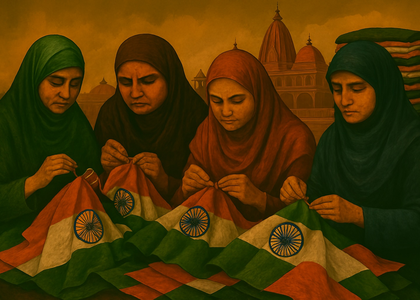 In Ayodhya, Muslim women stitch thousands of tricolours, thank PM Modi, CM Yogi for empowerment | In Ayodhya, Muslim women stitch thousands of tricolours, thank PM Modi, CM Yogi for empowerment In Ayodhya, Muslim women stitch thousands of tricolours, thank PM Modi, CM Yogi for empowerment | In Ayodhya, Muslim women stitch thousands of tricolours, thank PM Modi, CM Yogi for empowerment