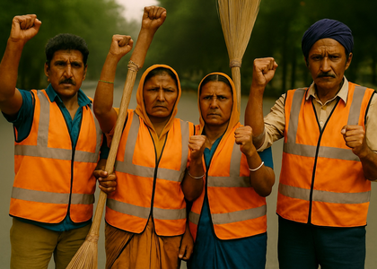 Protesting Chennai corporation sanitation workers detained in midnight crackdown | Protesting Chennai corporation sanitation workers detained in midnight crackdown Protesting Chennai corporation sanitation workers detained in midnight crackdown | Protesting Chennai corporation sanitation workers detained in midnight crackdown