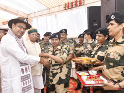 Rajasthan CM visits BSF’s Kodewala outpost in Bikaner ahead of 79th I-Day | Rajasthan CM visits BSF’s Kodewala outpost in Bikaner ahead of 79th I-Day
